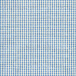 Barnet Cotton Check Chambray 64621 by Schumacher Fabric