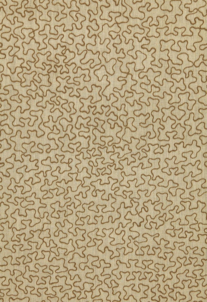 Vermicelli Embroidery Raffia 64670 by Schumacher Designer Fabric Chroma 90% Linen, 10% Cotton Martindale 8,000 Horizontal: - and Vertical: - 53 - Swanky Fabrics -