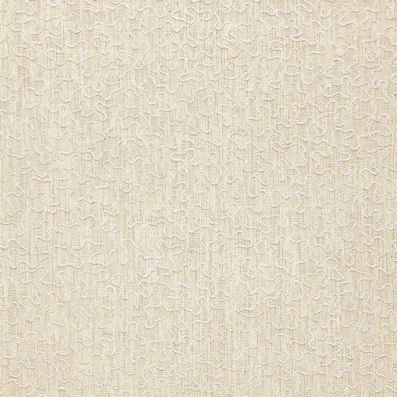 Vermicelli Embroidery Vellum 64671 by Schumacher Designer Fabric CHROMA See Sample INDIA MEDIUM DUTY </p><p>Repeat: Horizontal: - and Vertical: - 53" WIDE (135CM) - Swanky Fabrics -