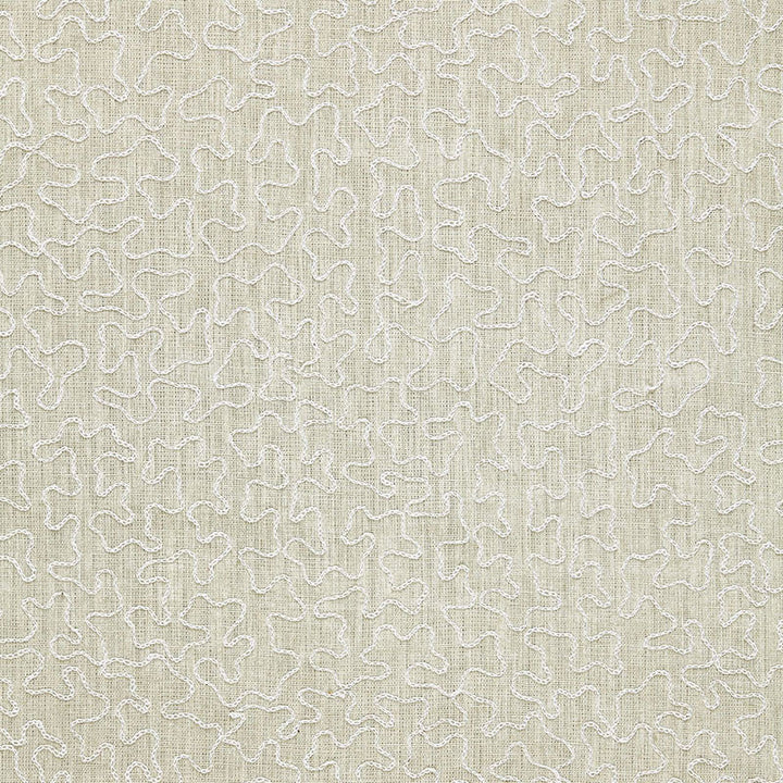 Vermicelli Embroidery Pearl 64673 by Schumacher Fabric Schumacher Fabric Vermicelli Embroidery Pearl 64673Fabric LINEN 90% INDIA </p><p>Repeat: H: , V: 53 - Fabric Carolina -