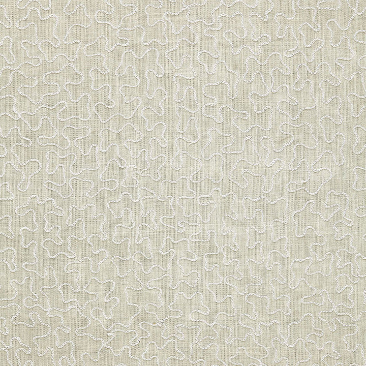 Vermicelli Embroidery Pearl 64673 by Schumacher Fabric CHROMA See Sample INDIA MEDIUM DUTY </p><p>Repeat: Horizontal: - and Vertical: - 53" WIDE (135CM) - Fabric Carolina -