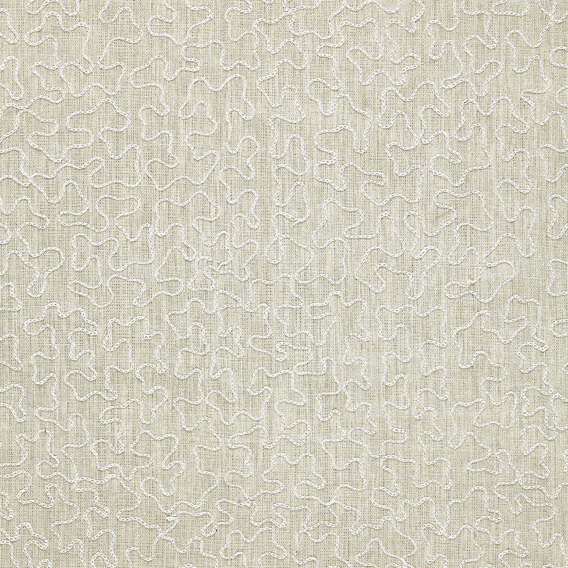Vermicelli Embroidery Pearl 64673 by Schumacher Fabric CHROMA LINEN 90% COTTON 10% INDIA MARTINDALE 8,000 </p><p>Repeat: Horizontal: and Vertical: 53 - Fabric Carolina -