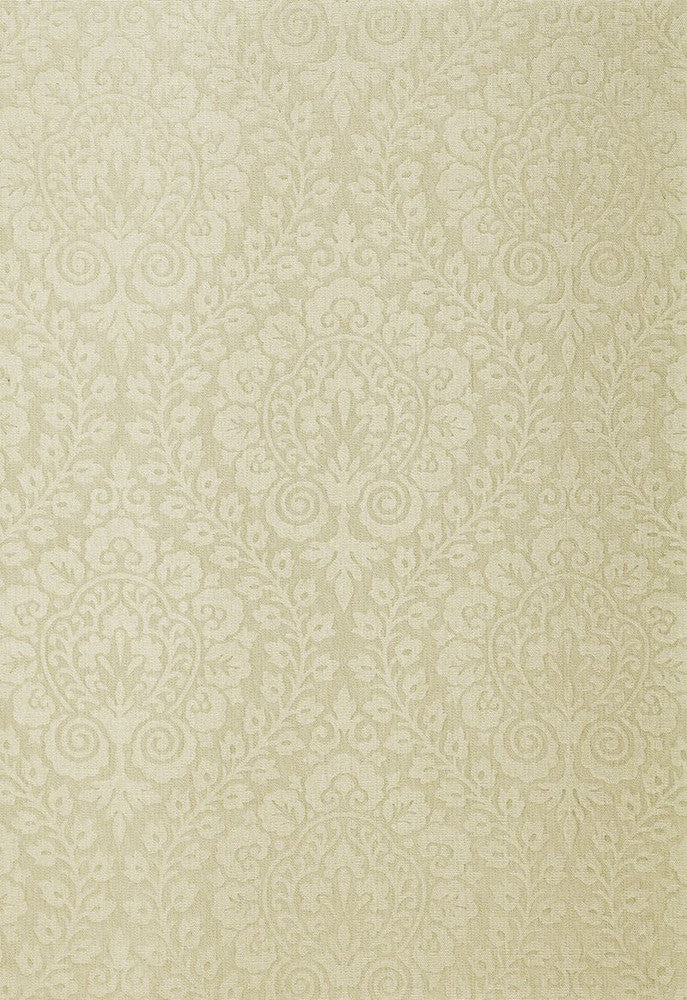 Amalfi Damask Greige 64691 by Schumacher Fabric Cote-D'azure 100% Solution Martindale 20,000 Horizontal: 12.5 and Vertical: 13.375 50.25 - Fabric Carolina -