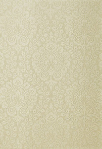 Amalfi Damask Greige 64691 by Schumacher Fabric