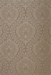 Amalfi Damask Smoke 64692 by Schumacher Fabric