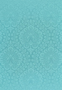 Amalfi Damask Pool 64693 by Schumacher Fabric