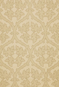 Ravenna Embroidery Bone 64742 by Schumacher Fabric