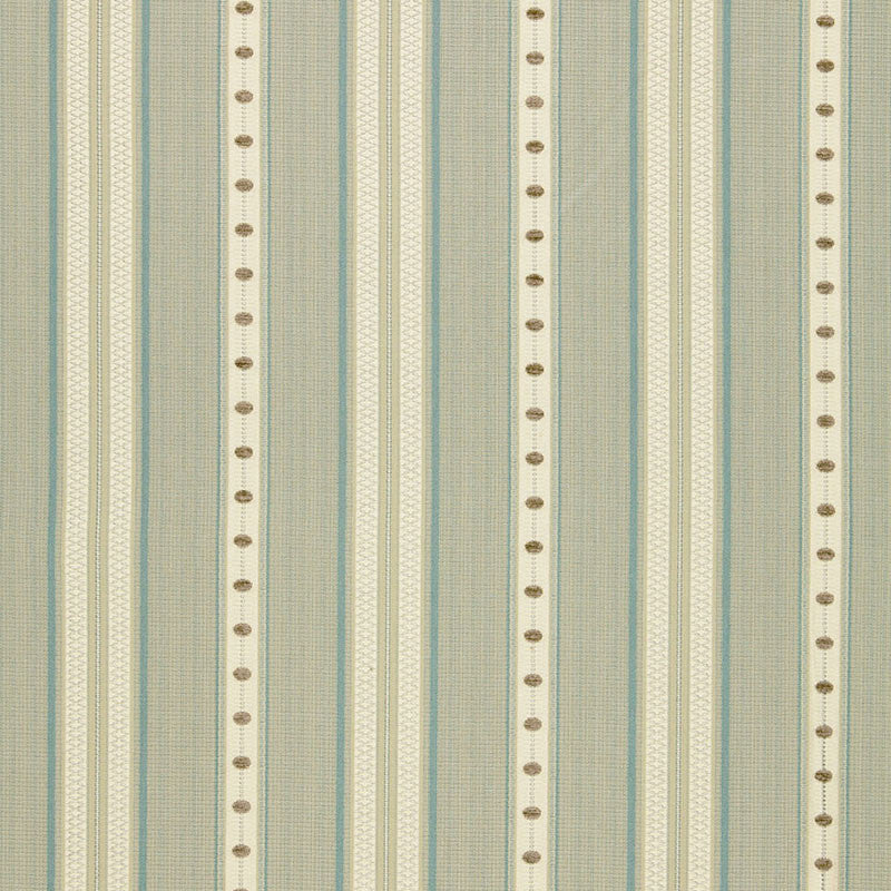 Francesca Stripe Moonstone 64750 by Schumacher Fabric CHROMA SP14 See Sample ITALY MEDIUM DUTY </p><p>Repeat: Horizontal: 6 3/4" (17CM) and Vertical: 1" (3CM) 54" WIDE (137CM) - Fabric Carolina -
