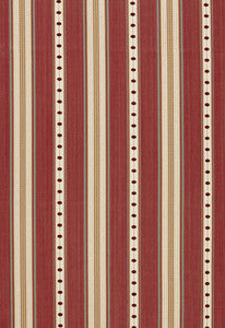 Francesca Stripe Rouge 64752 by Schumacher Fabric