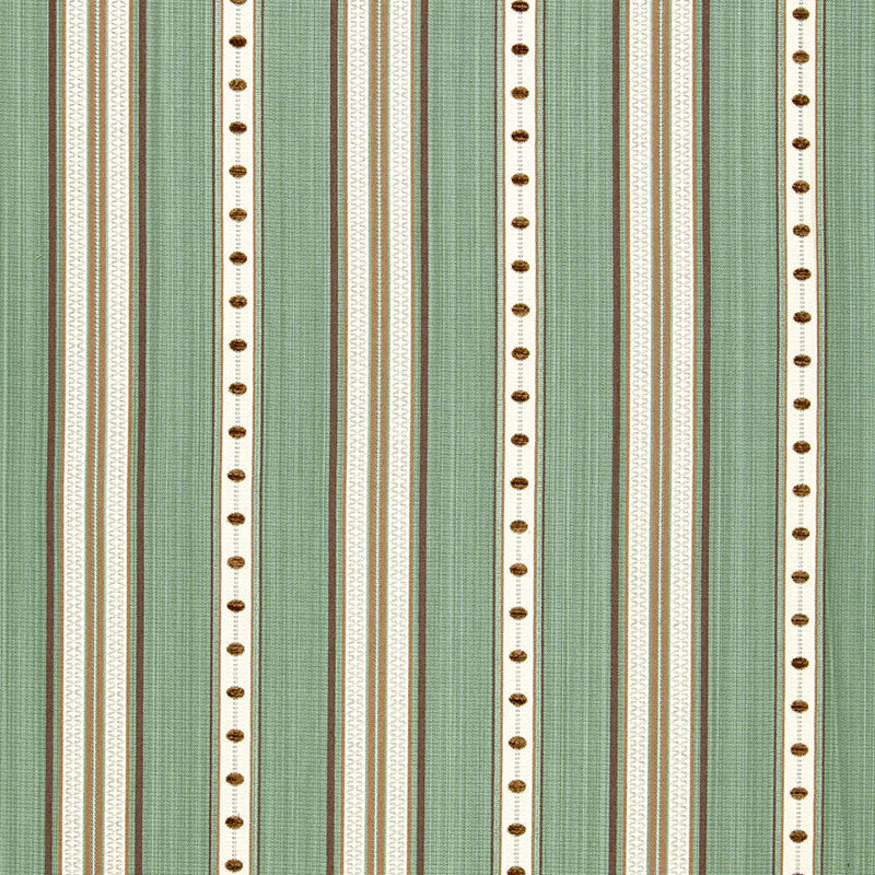 Francesca Stripe Aqua 64753 by Schumacher Fabric CHROMA See Sample ITALY MEDIUM DUTY </p><p>Repeat: Horizontal: 6 3/4" (17CM) and Vertical: 1" (3CM) 54" WIDE (137CM) - Fabric Carolina -