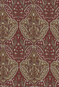 Maharajah Crewel Embroidery Pompeii 64811 by Schumacher Fabric
