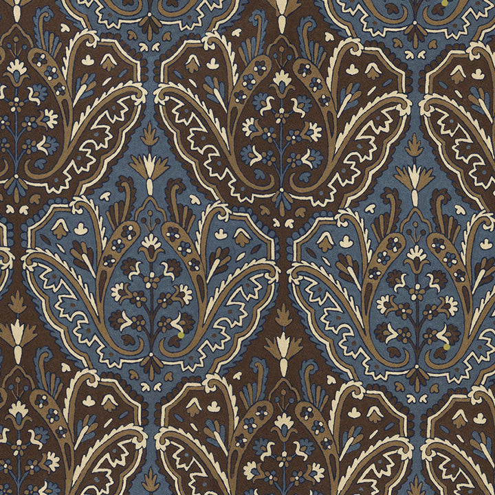 Maharajah Crewel Embroidery Indigo 64812 by Schumacher Fabric Schumacher Fabric Maharajah Crewel Embroidery Indigo 64812Fabric WOOL 70% INDIA </p><p>Repeat: H: HORZ. 24 1/2" (62CM) , V: VERT. 32 1/4" (82CM) 50 - Fabric Carolina -