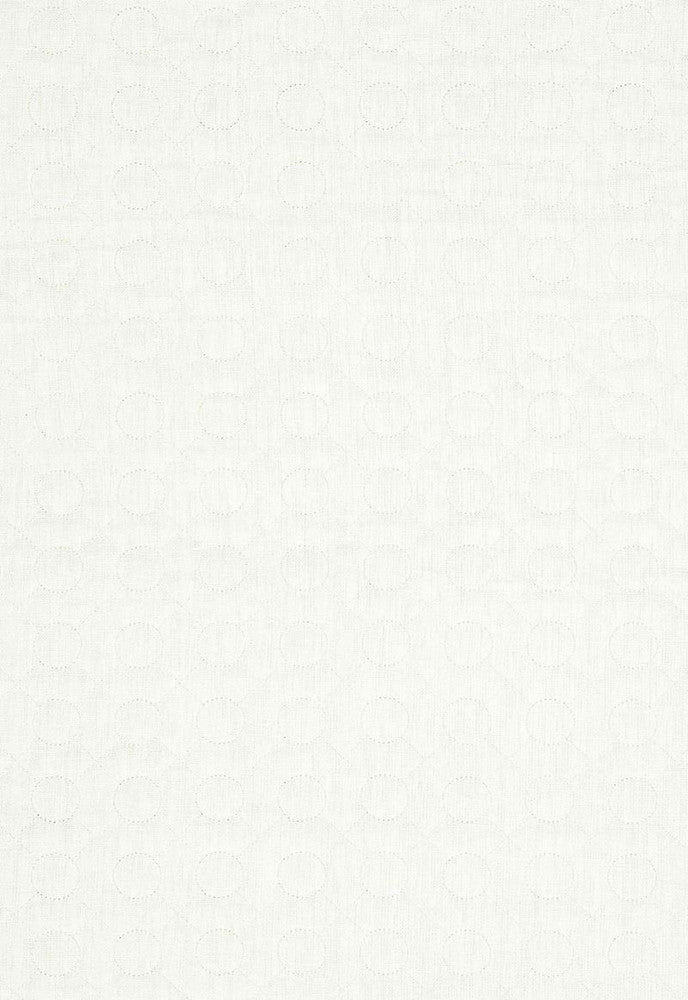 Arles Embroidery Oyster 65001 by Schumacher Designer Fabric Au-Naturel 54% Linen, 24% Polyester, 16% Cotton, 6% Viscose Martindale 5,000 Horizontal: 1.375 and Vertical: 1.375 50.5 - Swanky Fabrics -