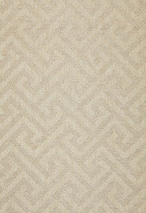 L'Orient Fret Greige 65020 by Schumacher Fabric
