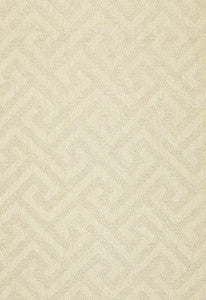 L'Orient Fret Ecru 65021 by Schumacher Fabric