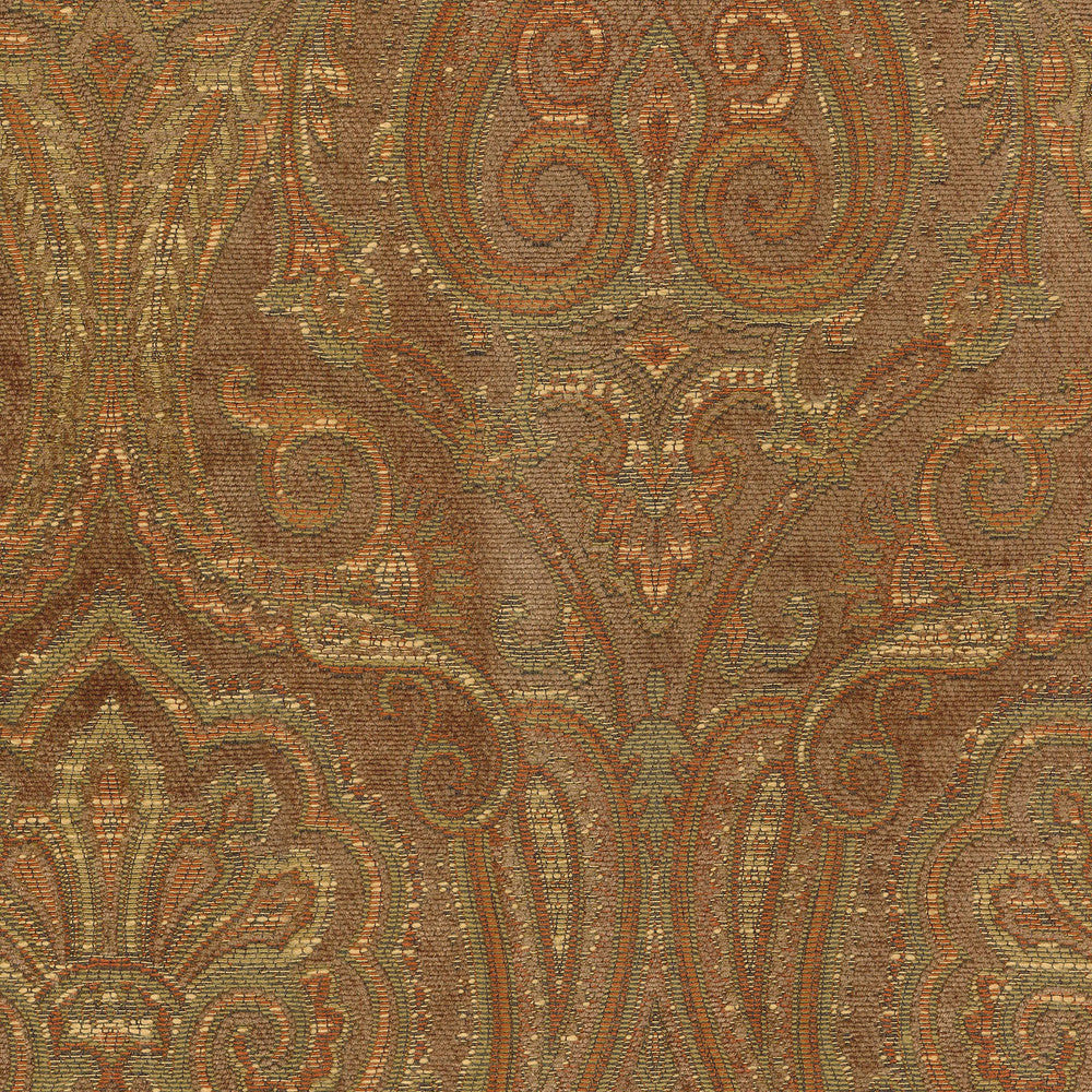 Clubroom Paisley Java Rb Srd 650301 by Waverly Fabric ALL THE RAJ 60% Rayon 22% Polyester 18% Acrylic CHINA Wyzenbeek 30,000 Horizontal: 14.00" and Vertical: 15.25" 55" - Fabric Carolina -