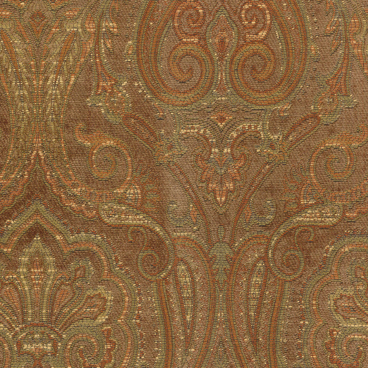 Clubroom Paisley Java Rb Srd 650301 by Waverly Fabric ALL THE RAJ 60% Rayon 22% Polyester 18% Acrylic CHINA Wyzenbeek 30,000 Horizontal: 14.00" and Vertical: 15.25" 55" - Fabric Carolina -