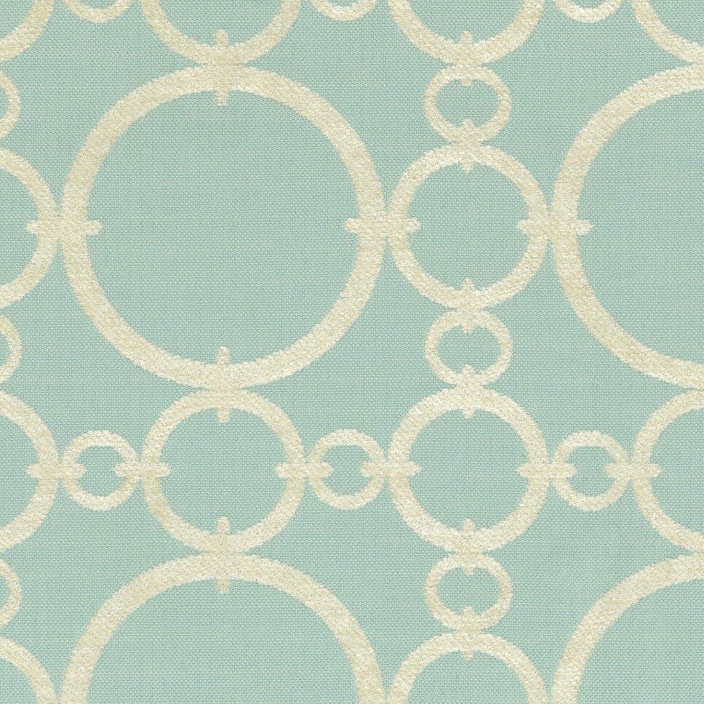 Connected Aquamarine Srd 652661 by Waverly Fabric FASHION FORWARD 44% Rayon 33% Polyester 23% Cotton CHINA Wyzenbeek 18,000 Horizontal: 6.75" and Vertical: 6.75" 55" - Fabric Carolina -