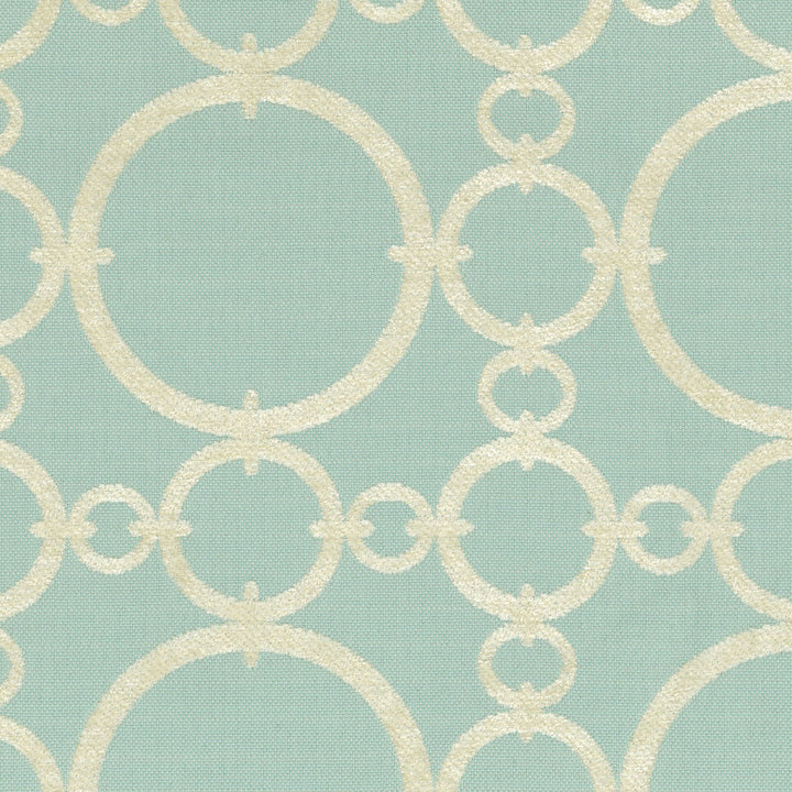 Connected Aquamarine 652661 by Waverly Fabric - 100% Spun Polyester China 18000 Horizontal: 6.75 and Vertical: 6.75 55 - Fabric Carolina -