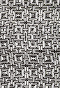 Amazing Maze Kohl 65322 by Schumacher Fabric