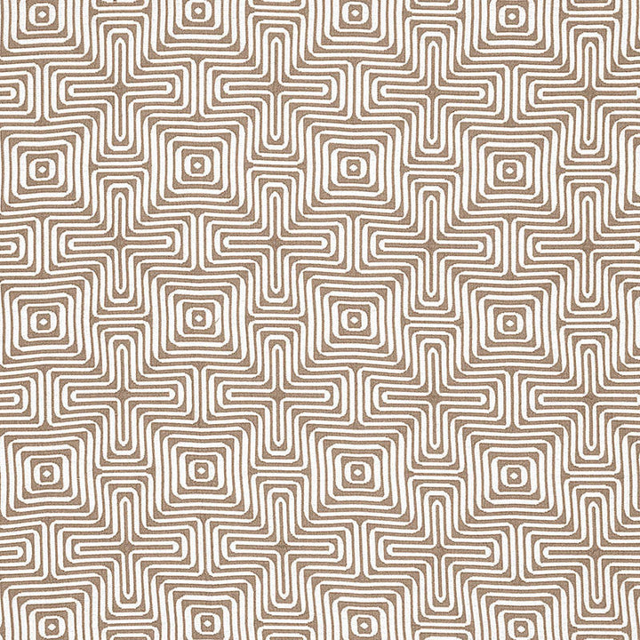 Amazing Maze Sand 65323 by Schumacher Designer Fabric INDOOR OUTDOOR PRINTS SUNBRELLA ACRYLIC 100% UNITED STATES OF AMERICA WYZENBEEK 12,000 </p><p>Repeat: Horizontal: 6 3/8" (16CM) and Vertical: 6 3/8" (16CM) 51 - Swanky Fabrics -