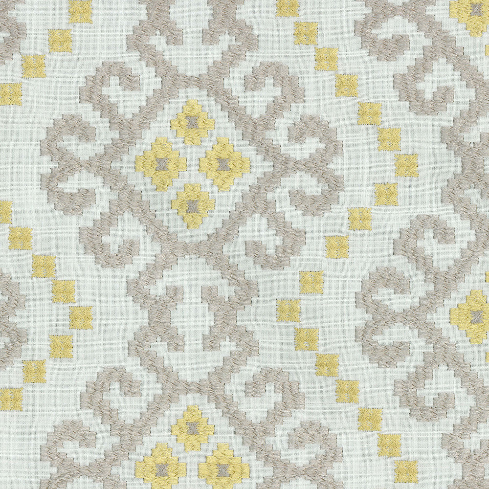 Kurta Emb Chai 653251 by Waverly Fabric - BASE: 39%Polyester 33%Viscose 28%Cotton, EMB: 58% POLY 42% COTTON India 15000 Horizontal: 13 and Vertical: 6 55'' Base 52'' Emb - Fabric Carolina -