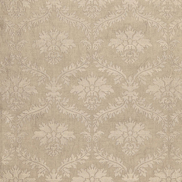 Valbonne Linen Embroidery Greige 65340 by Schumacher Fabric Schumacher Fabric Valbonne Linen Embroidery Greige 65340Fabric LINEN 88% INDIA </p><p>Repeat: H: HORZ. 10" (25CM) , V: VERT. 12 3/8" (31CM) 51.5 - Fabric Carolina -