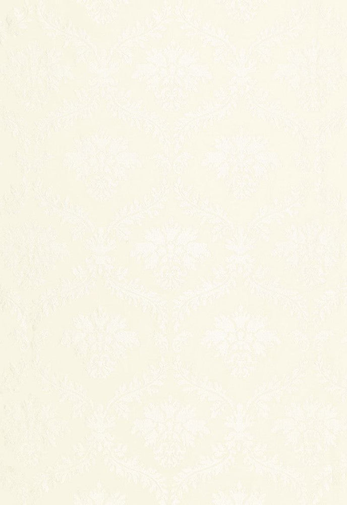 Valbonne Linen Embroidery Blanc 65341 by Schumacher Fabric Au-Naturel 88% Linen, 12% Viscose - Horizontal: 10 and Vertical: 12.375 51.5 - Fabric Carolina -