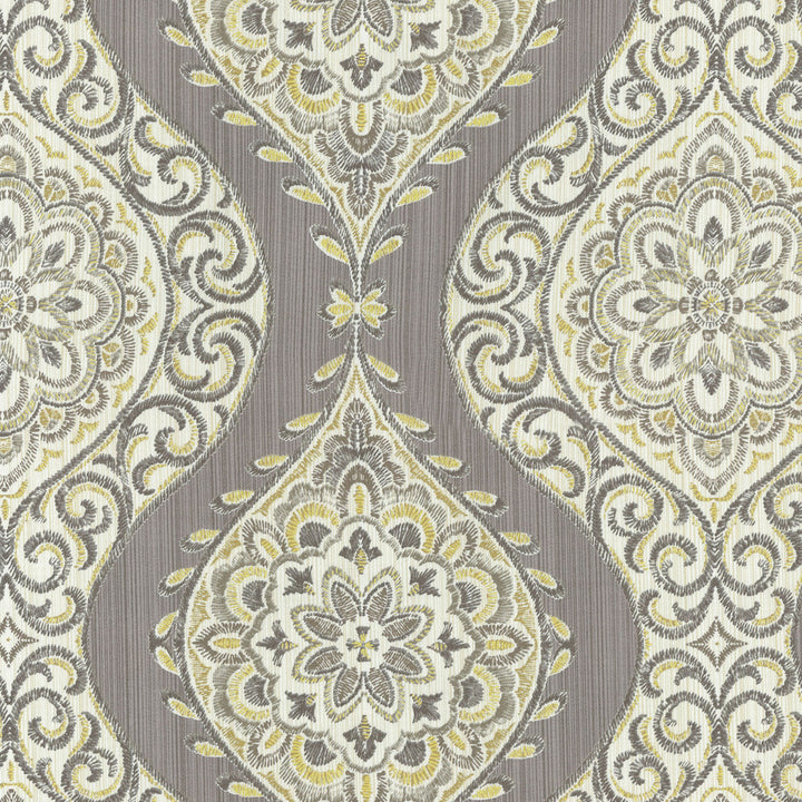 Moonlit Medallion Mineral 653440 by Waverly Fabric - 100% COTTON KOREA Horizontal: 13.5 and Vertical: 27 54 - Fabric Carolina -