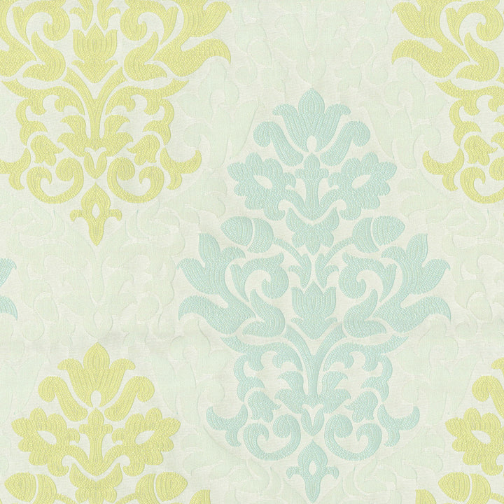 Romantic Rhyme Celery 653491 by Waverly Fabric - 100% POLYESTER INDIA Horizontal: 13.5 and Vertical: 15.75 56 - Fabric Carolina -