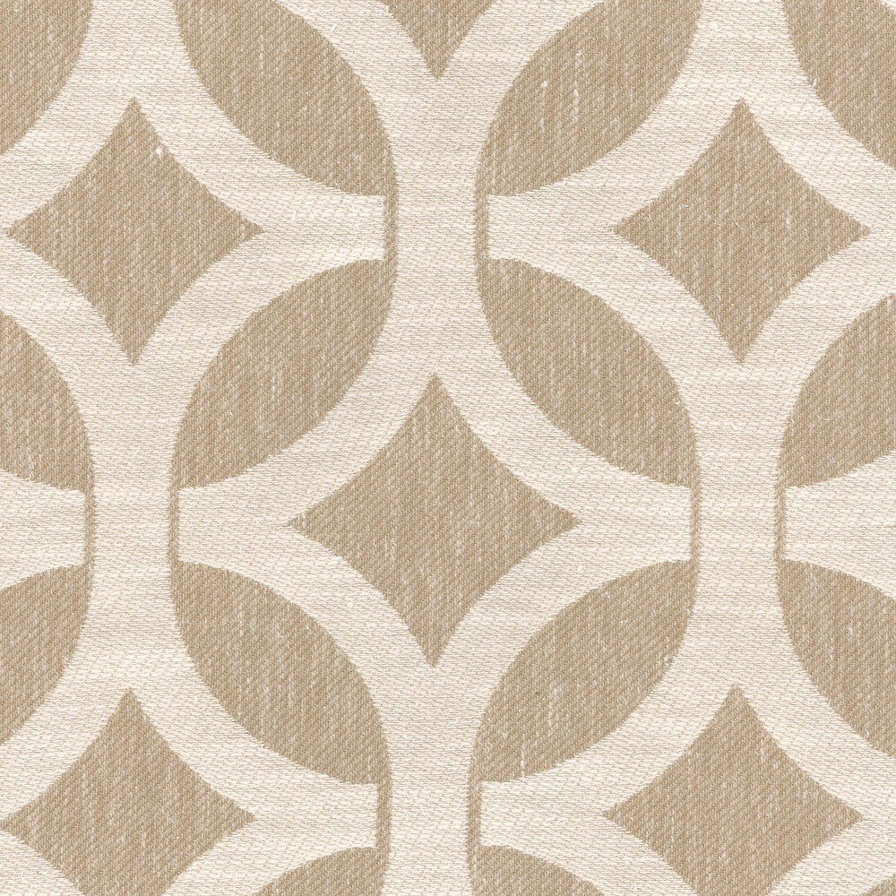 Ludlow Lattice G Stone 653581 by Waverly Fabric URBAN ELEMENTS 50% Polyester 43% Cotton 7% Linen INDIA Wyzenbeek 24,000 Horizontal: 6.50" and Vertical: 6.75" 55" - Fabric Carolina -