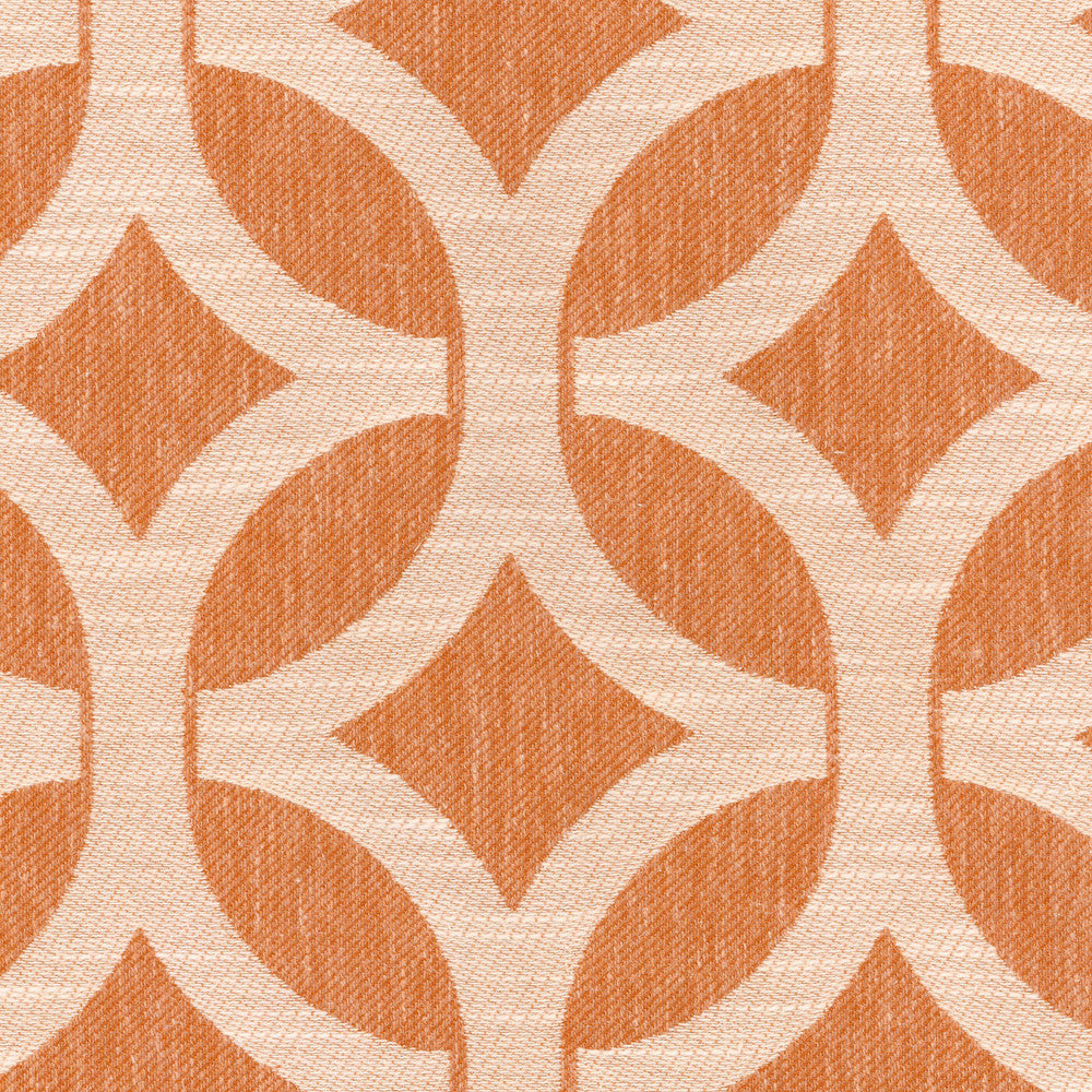 Ludlow Lattice G Persimmon Srd 653582 by Waverly Fabric URBAN ELEMENTS 50% Polyester 43% Cotton 7% Linen INDIA Wyzenbeek 24,000 Horizontal: 6.50" and Vertical: 6.75" 55" - Fabric Carolina -