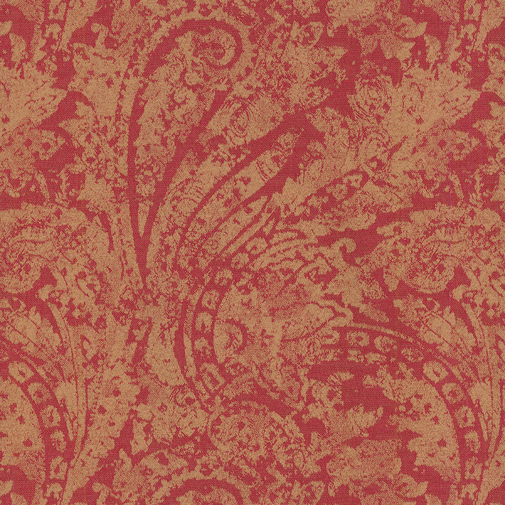 Burnished Scroll Garnet-Srd 653696 by Waverly Fabric - 57% Cotton 43% Polyester TAIWAN 51000 Horizontal: 9 and Vertical: 10.5 55 - Fabric Carolina -
