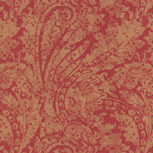 Burnished Scroll Garnet-Srd 653696 by Waverly Fabric