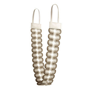 Marcel Tie Back Blanc 65370 by Schumacher Trim