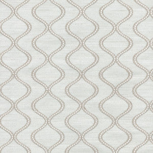 Cosmic Way Emb Platinum 653770 by Waverly Fabric