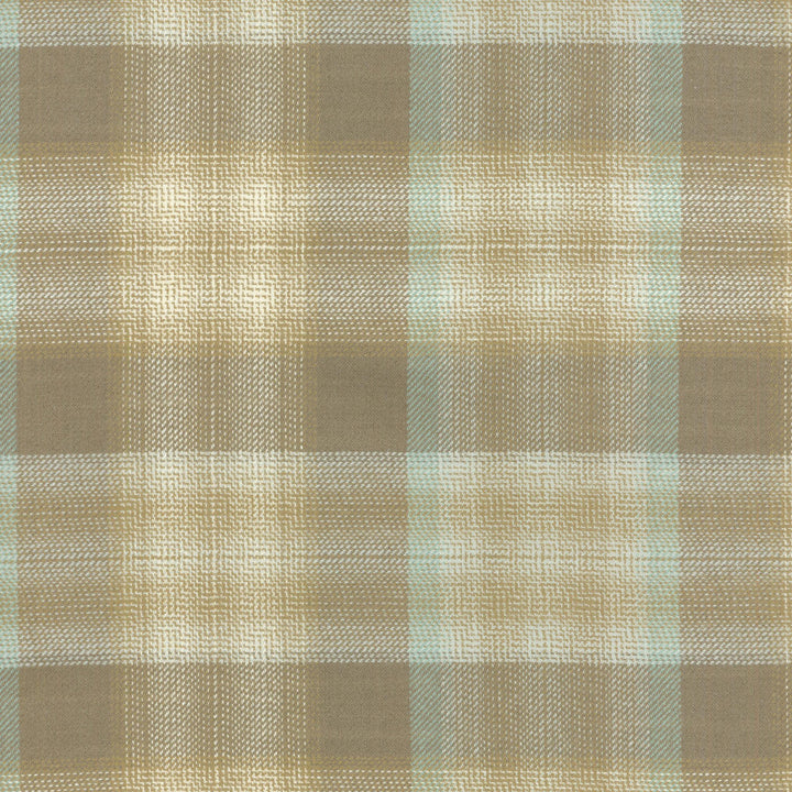 Tartan Terrain Shale Srd 653881 by Waverly Fabric LODGE LUX 100% Cotton PORTUGAL Wyzenbeek 51,000 Horizontal: 9.00" and Vertical: 9.00" 56" - Fabric Carolina -