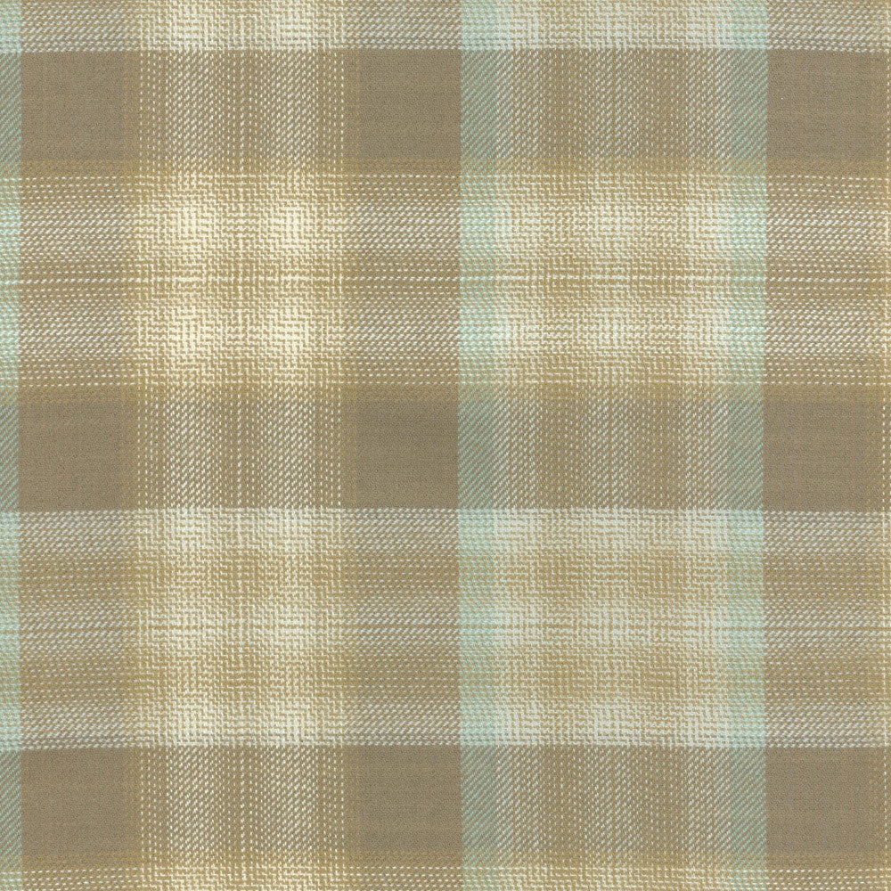 Tartan Terrain Shale 653881 by Waverly Fabric - 100% COTTON PORTUGAL 51000 Horizontal: 9 and Vertical: 9 56 - Fabric Carolina -