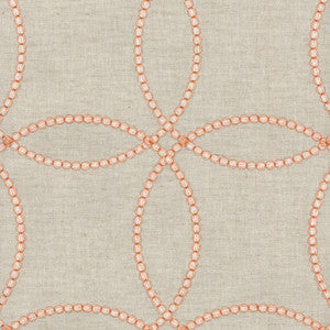 String Along Emb Copper 653891 by Waverly Fabric