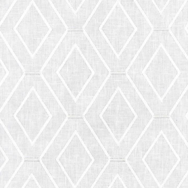 Diamond Duo Emb Frost 653990 by Waverly Fabric - 100% UV Polypropylene India 33000 Horizontal: 4.38 and Vertical: 4.5 58'' Base 54'' Emb - Fabric Carolina -