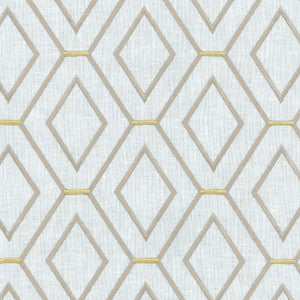 Diamond Duo Emb Pewter 653991 by Waverly Fabric