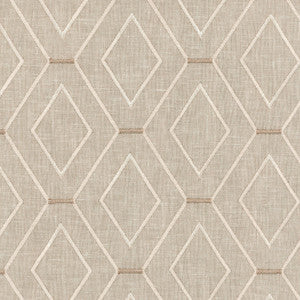 Diamond Duo Emb Linen 653993 by Waverly Fabric