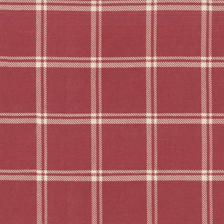Bloomsbury Plaid Cinnabar 654083 by Waverly Fabric - 100% COTTON PORTUGAL 51000 Horizontal: 3.1 and Vertical: 3.25 56 - Fabric Carolina -
