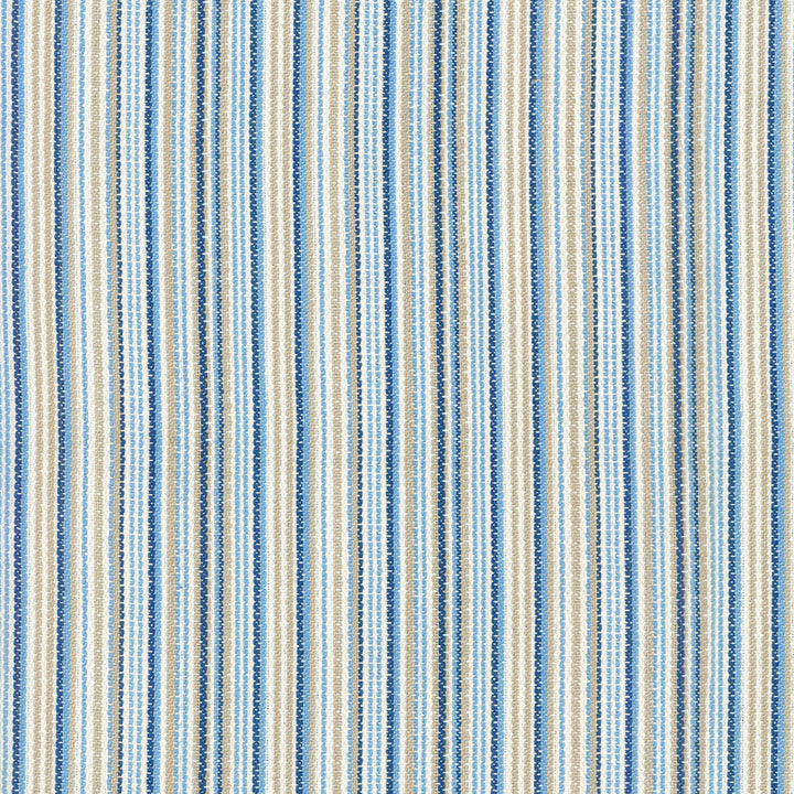 Rustic Stripe Marine 654111 by Waverly Fabric ALL THE RAJ 100% Cotton INDIA Wyzenbeek 51,000 Horizontal: 4.00" and Vertical: 0.00" 54" - Fabric Carolina -