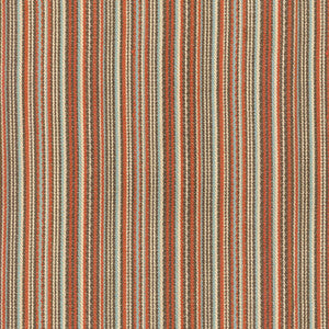 Rustic Stripe Cinnabar 654112 by Waverly Fabric