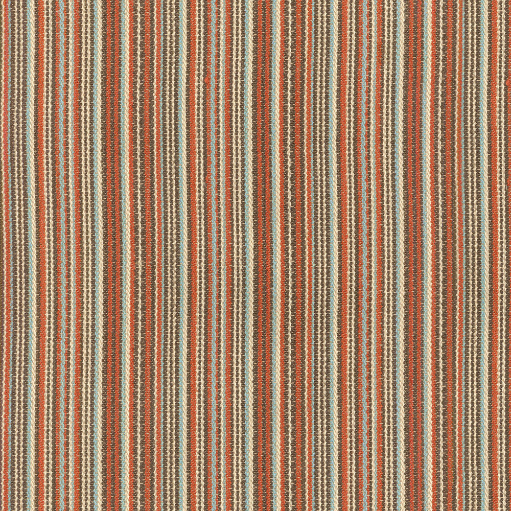 Rustic Stripe Cinnabar 654112 by Waverly Fabric - 100% Cotton INDIA 51000 Horizontal: 4 and Vertical: 0 54 - Fabric Carolina -