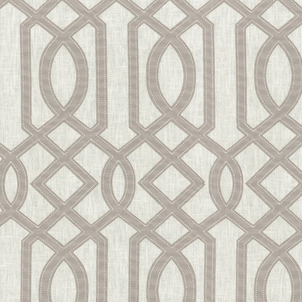 Cutout Emb Sterling 654122 by Waverly Fabric - BASE:70% Polyester 30% Cotton EMBROID:100% Rayon INDIA 24000 Horizontal: 4.75 and Vertical: 9 54 - Fabric Carolina -
