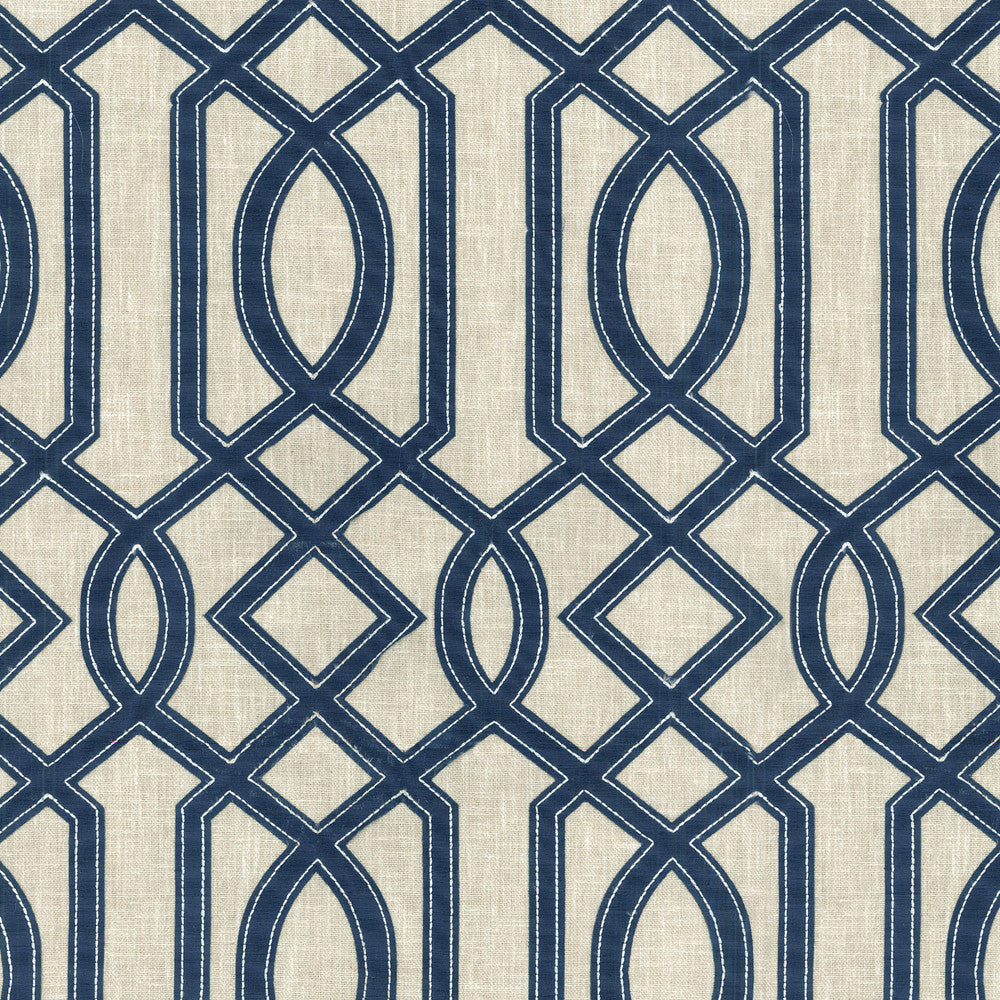 CUTOUT EMBROIDERY MARINA 654123 by Waverly Fabric - Base:75% Polyester 25% Rayon Back:100% Acrylic India 24000 Horizontal: 4.75 and Vertical: 9 54 - Fabric Carolina -