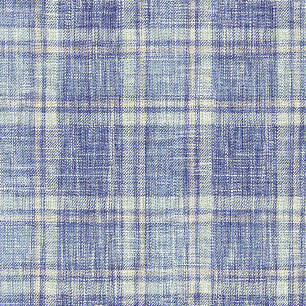 HIGHLAND HAZE INDIGO 654130 by Waverly Fabric - 100% POLYESTER INDIA 51000 Horizontal: 6.5 and Vertical: 6.75 54 - Fabric Carolina -