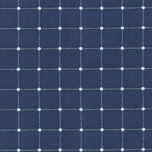 Geo Metrics Indigo 654165 by Waverly Fabric